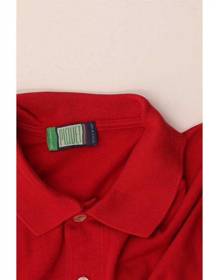 Мужская рубашка-поло Sergio Tacchini, большая красная