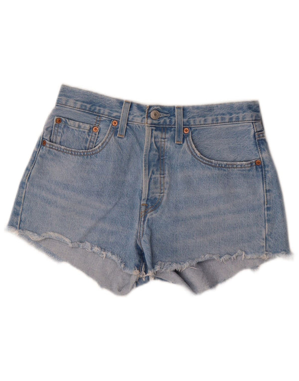 Женские джинсовые шорты Levi's 501 W26, маленькие синие, хлопок