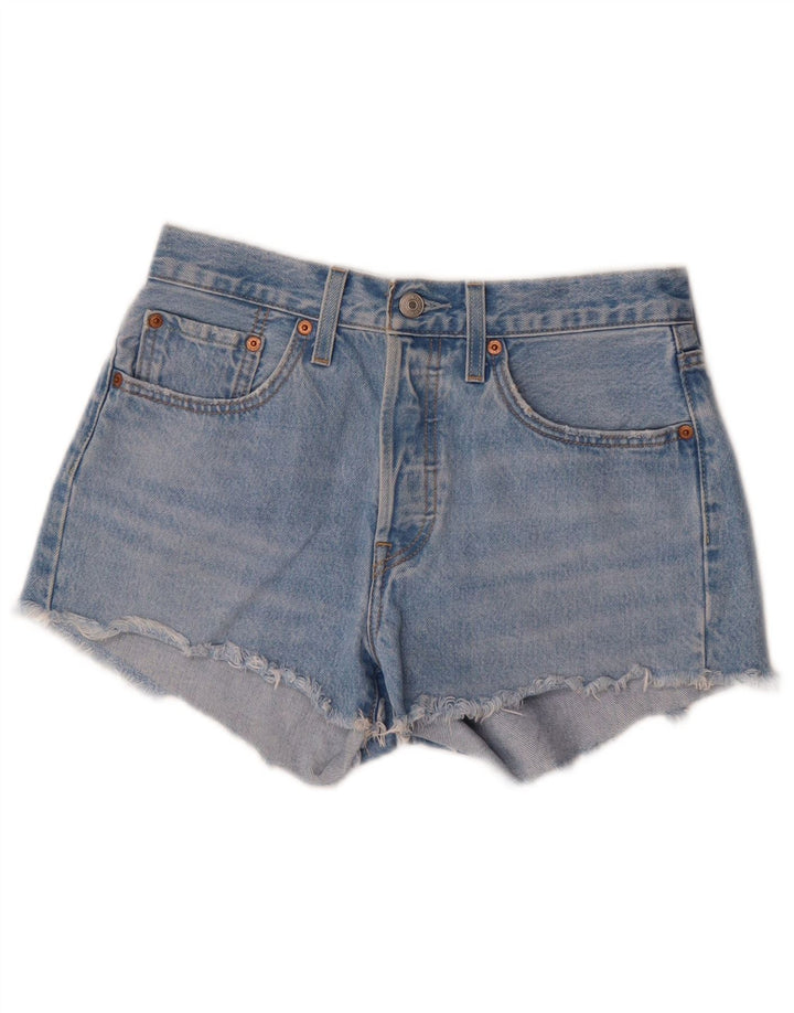 Женские джинсовые шорты Levi's 501 W26, маленькие синие, хлопок