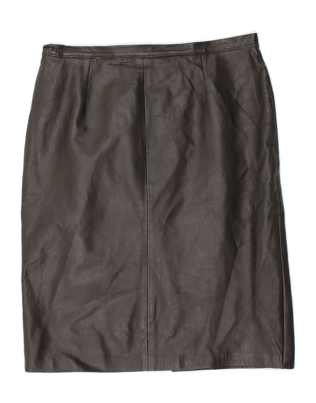 VINTAGE Womens Leather Skirt W32 Large Black Vintage Vintage and Second-Hand Vintage from Messina Hembry 