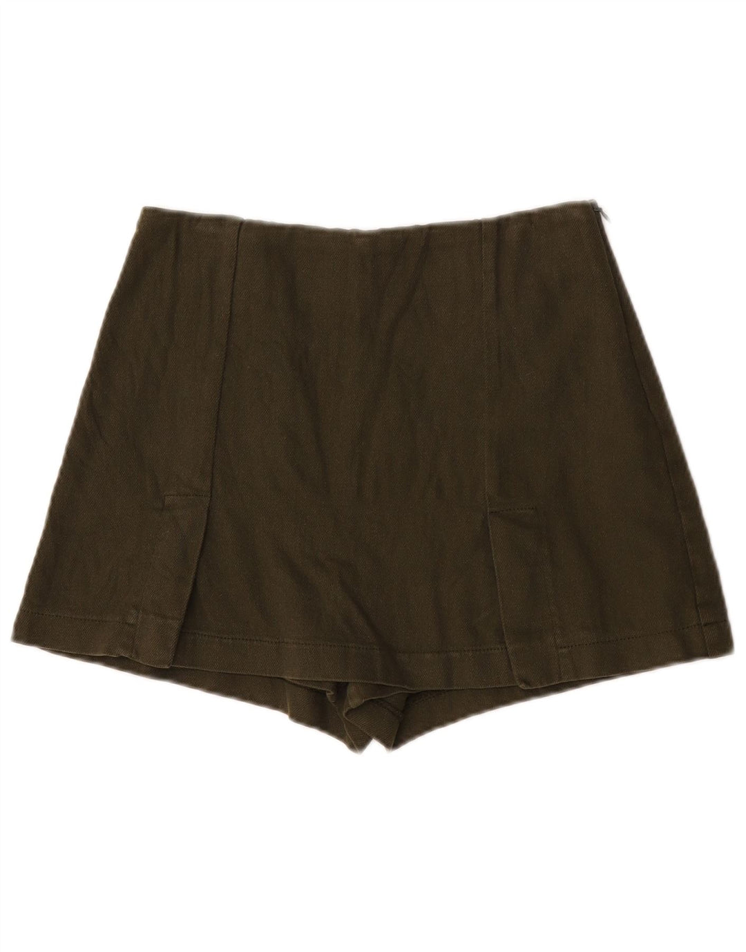 Женские шорты Zara XS W24, хлопок цвета хаки