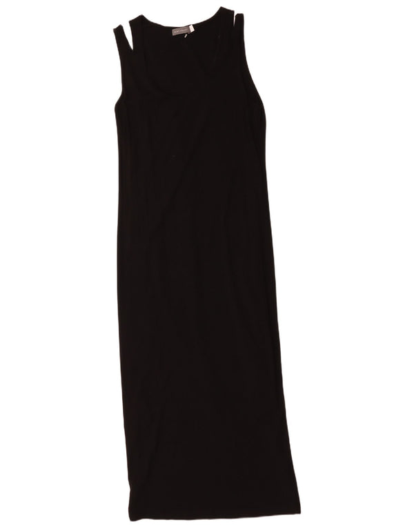 Женское платье макси без рукавов MINT VELVET UK 12, средний черный