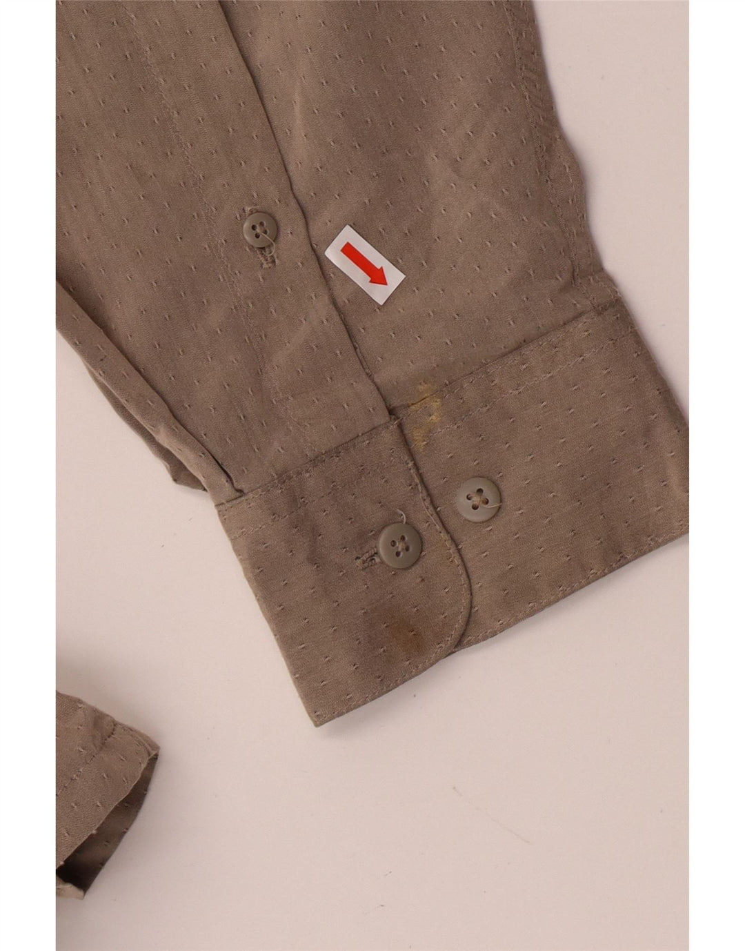 Мужская рубашка Pierre Cardin, размер 17 17 1/2 XL, серая вискоза с пятнами