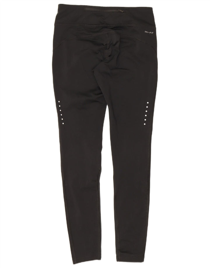 Женские леггинсы Nike Dri Fit UK 10, маленькие черные