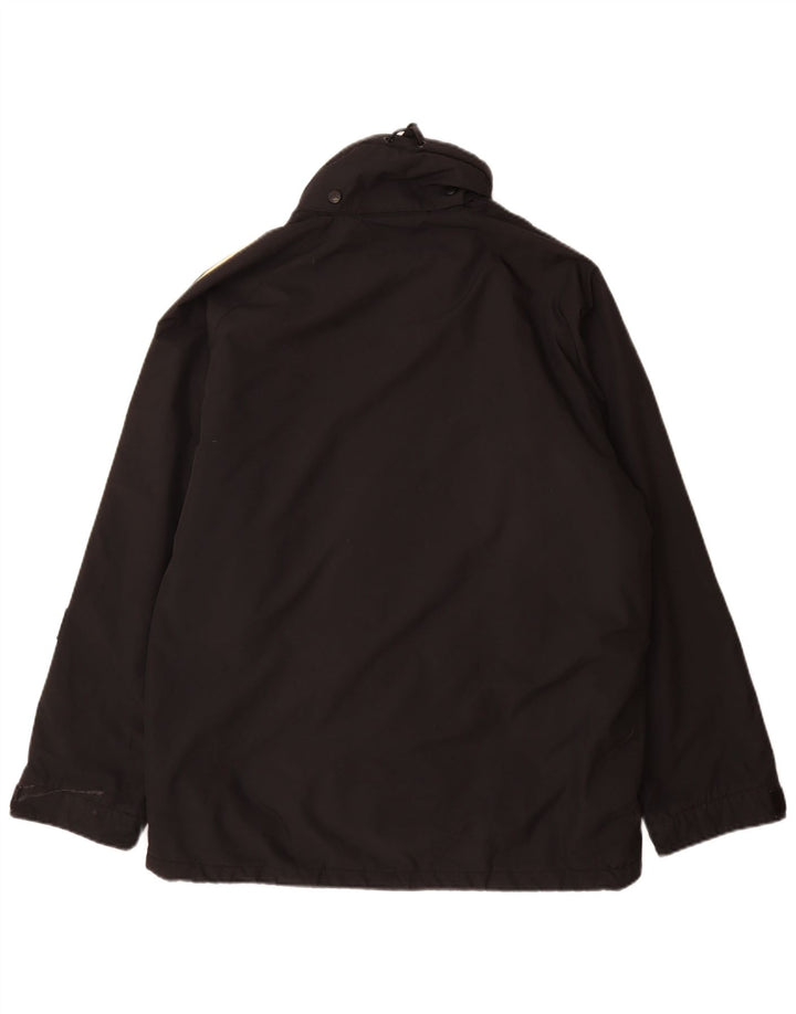 Мужская ветровка Adidas с капюшоном UK 40/42, средний черный полиамид