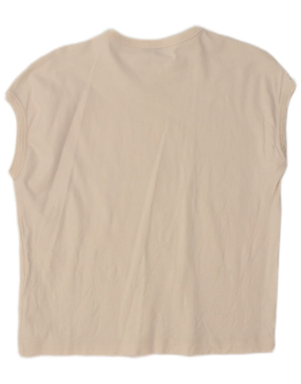 Женская футболка Massimo Dutti Top UK 14 Medium Beige