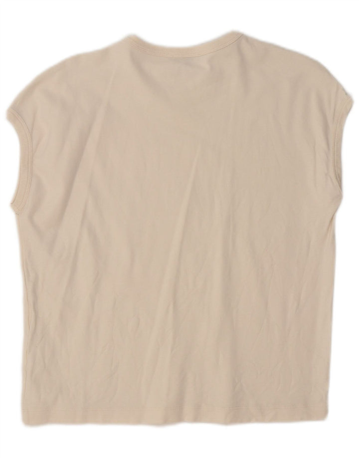 Женская футболка Massimo Dutti Top UK 14 Medium Beige