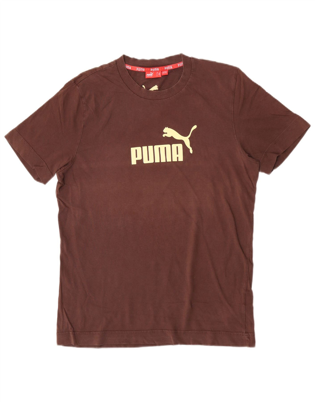 Мужская футболка с рисунком Puma, средний коричневый цвет