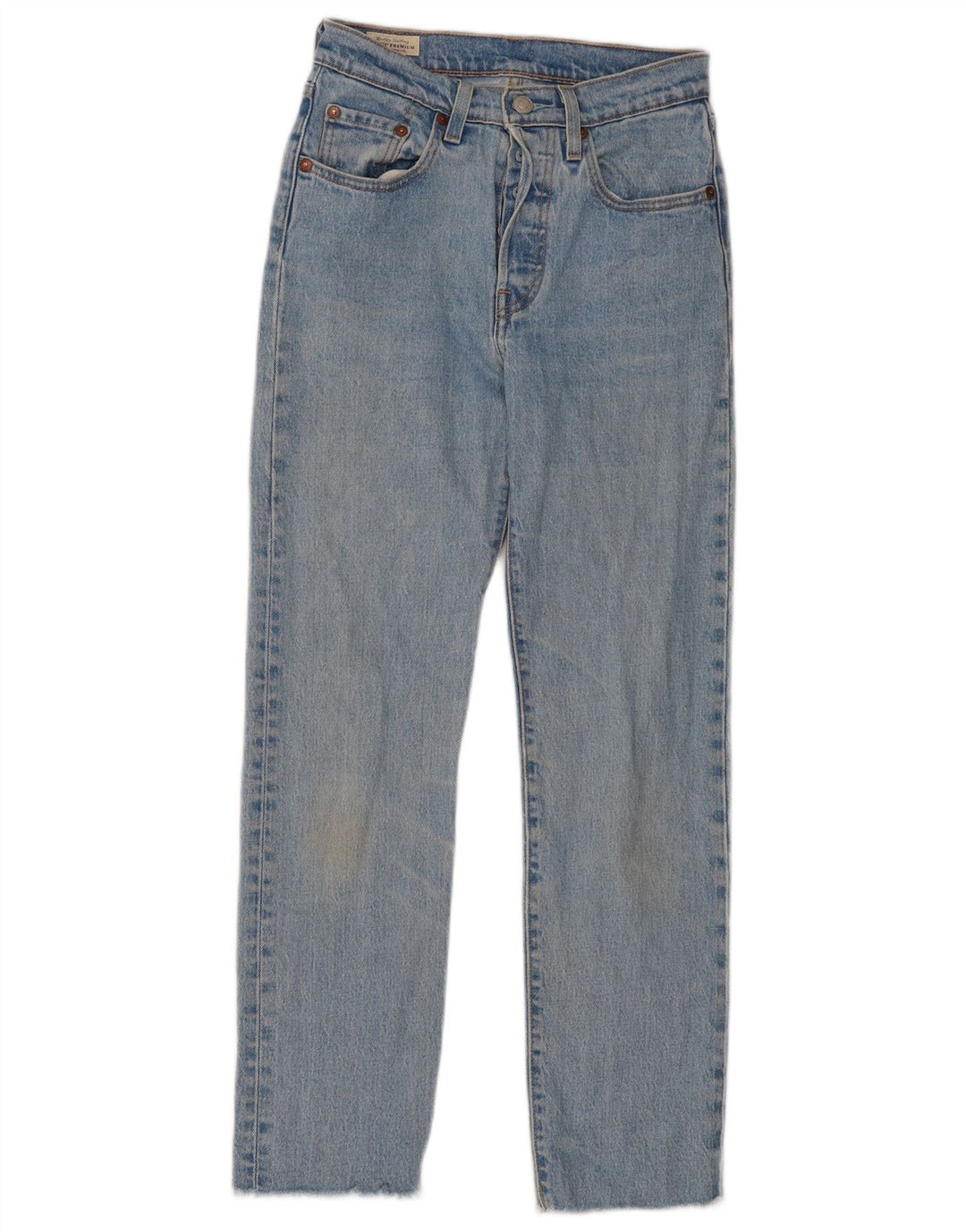 Женские прямые джинсы Levi's 501 W24 L28 синие, хлопок