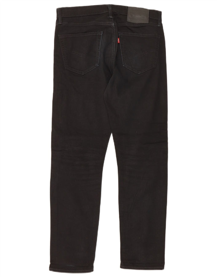 Мужские джинсы Levi's 508 Regular зауженные W30 L30, черный хлопок