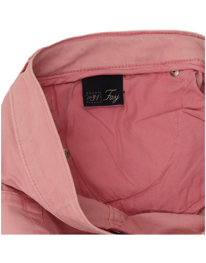 Женские прямые джинсы Fay W31 L27, розовый хлопок