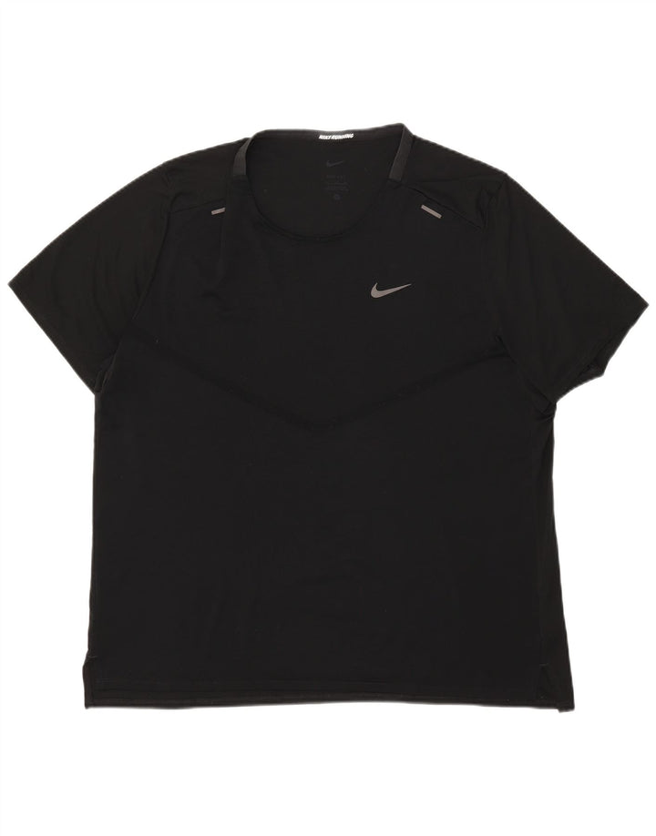 Мужская футболка NIKE Dri Fit Top XL, черный полиэстер