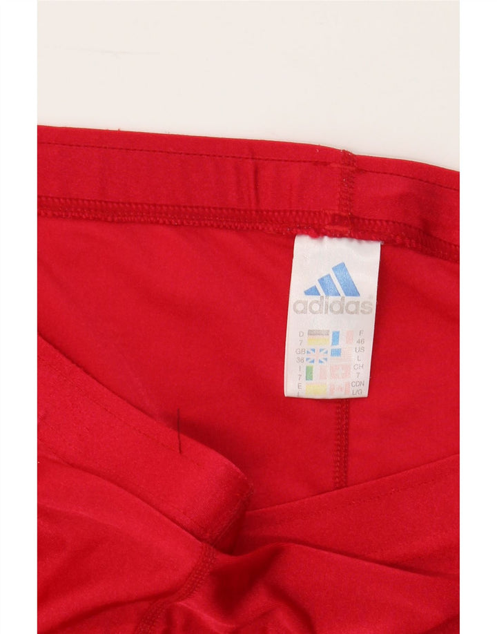 ADIDAS Mens Sport Shorts Large  Red Vintage Adidas and Second-Hand Adidas from Messina Hembry 