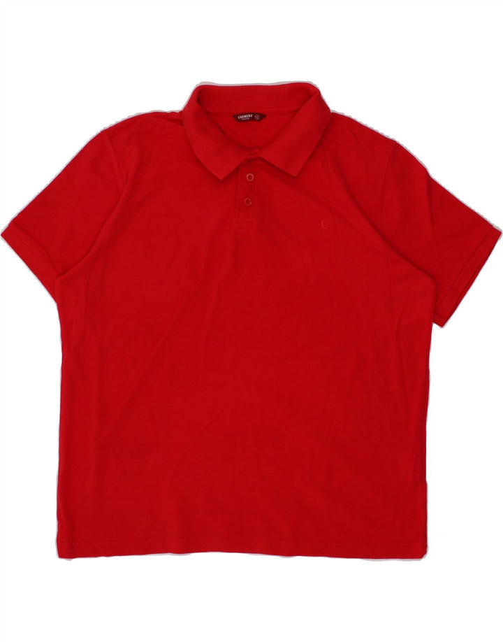 CARRERA Mens Polo Shirt 2XL Red Cotton Vintage Carrera and Second-Hand Carrera from Messina Hembry 