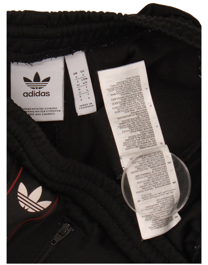 Adidas Мужские спортивные брюки с графическим рисунком Брюки для бега Маленький черный полиэстер