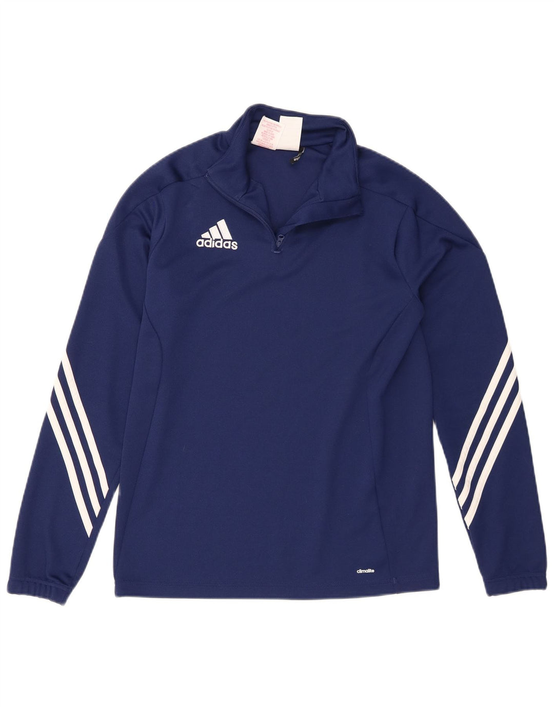 Спортивный костюм-пуловер Adidas Climalite для мальчиков 13-14 лет, темно-синий, размер XL