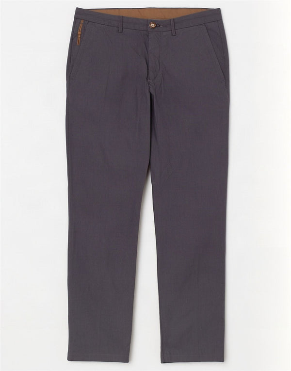 Мужские прямые брюки чинос Massimo Dutti EU 40 Medium W31 L30 Серый хлопок