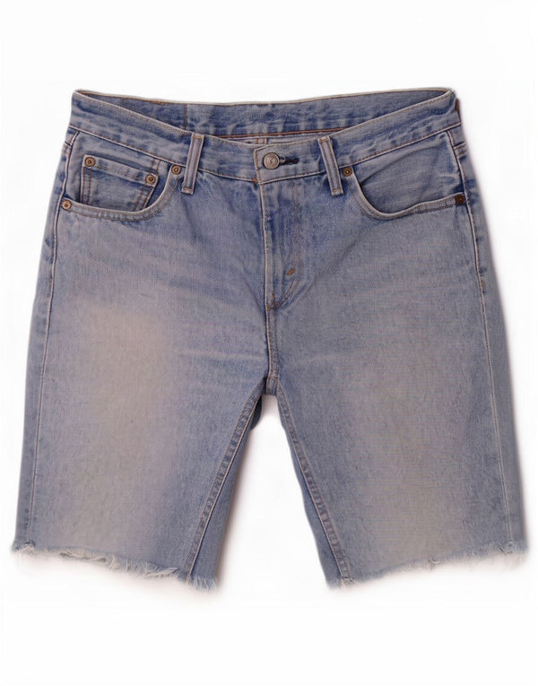 Мужские джинсовые шорты Levi's 511 Medium W30 Синие, хлопок