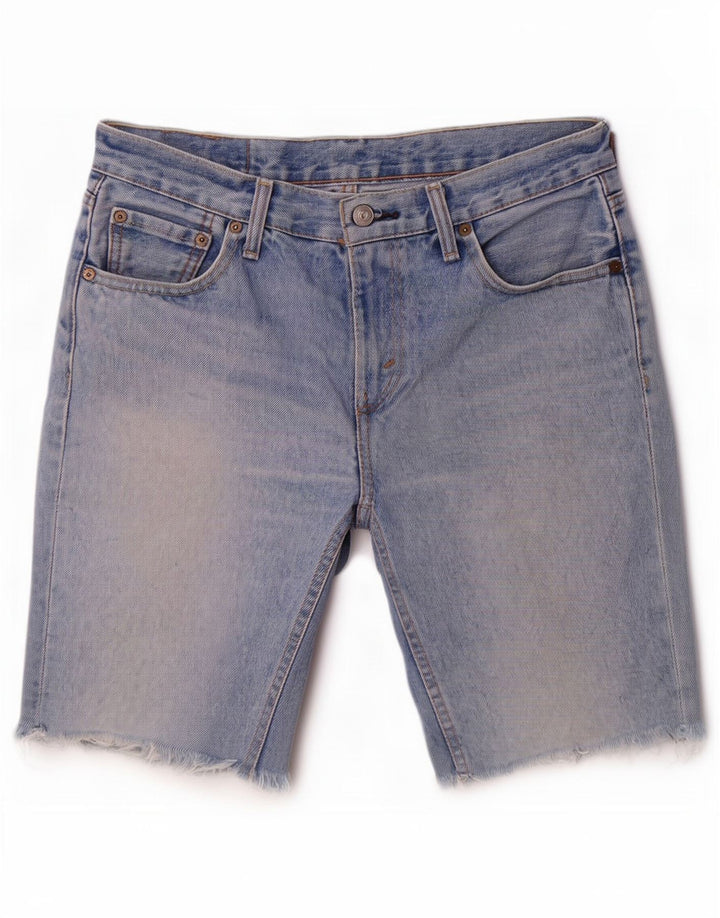 Мужские джинсовые шорты Levi's 511 Medium W30 Синие, хлопок
