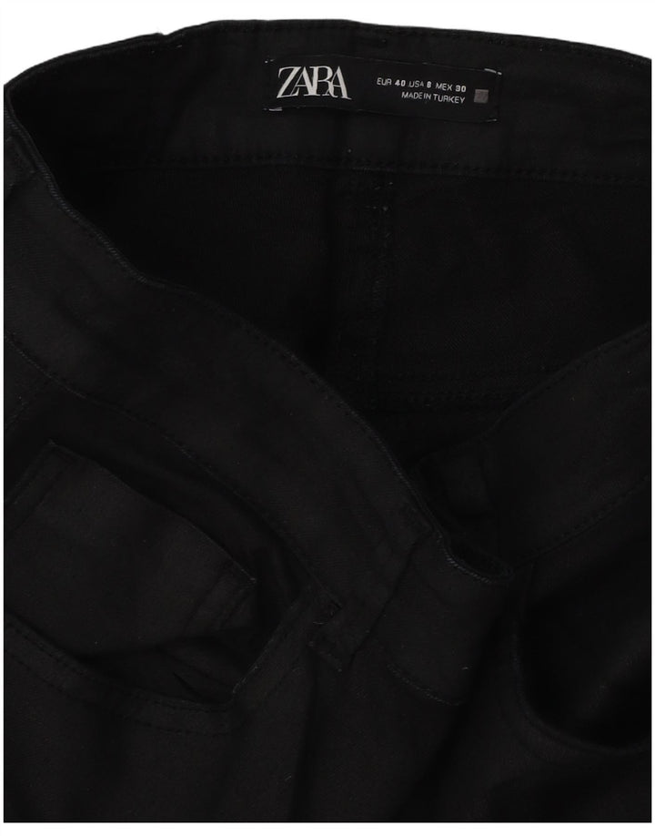 Женские узкие повседневные брюки Zara EU 40 Medium W30 L26, черные