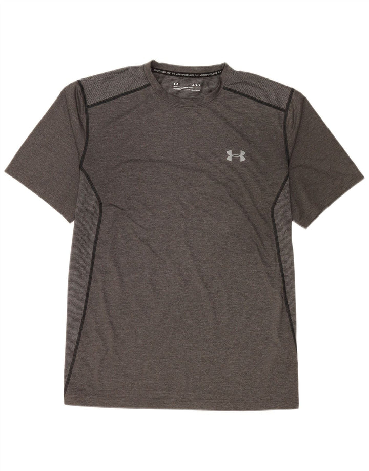 Мужская футболка Under Armour Heat Gear, большой серый полиэстер