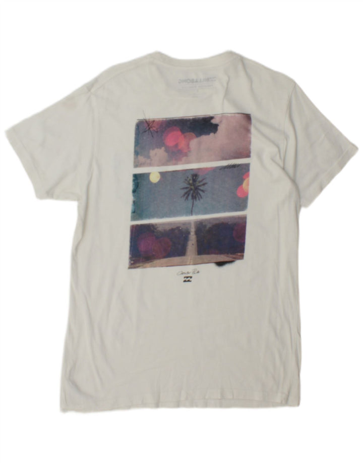 Billabong Мужская футболка с рисунком, маленький белый