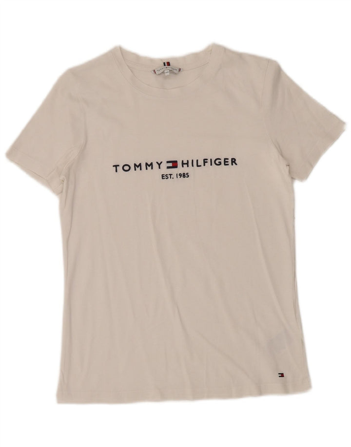 Мужская футболка с рисунком Tommy Hilfiger 2XS, белый хлопок