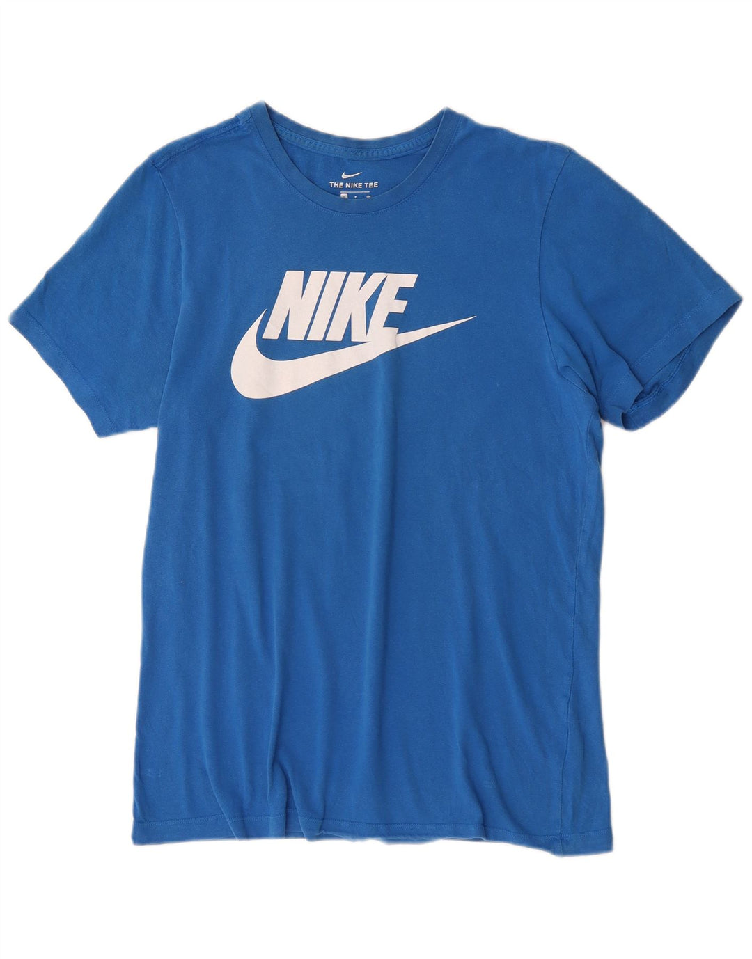 Мужская футболка с рисунком Nike, маленький синий хлопок