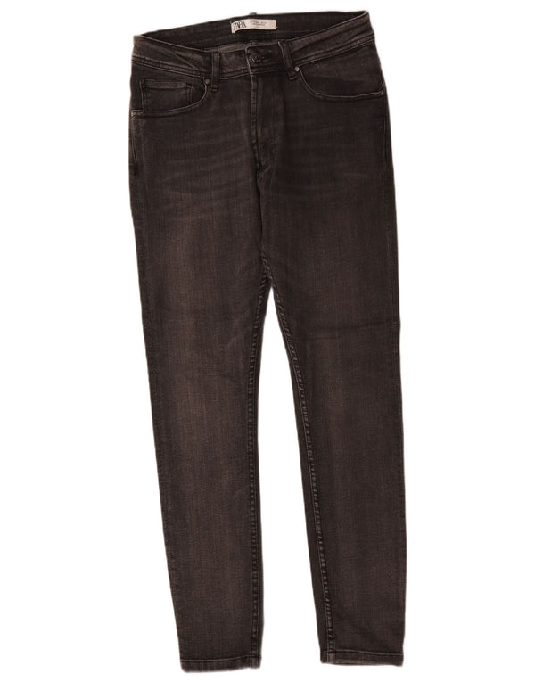 Мужские джинсы узкого кроя Zara EU 40 Medium W31 L28 Серый хлопок