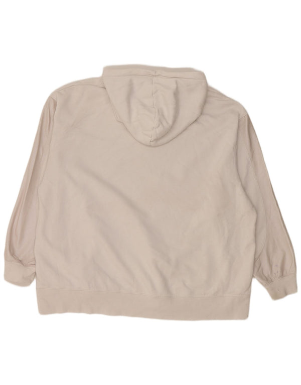 Женский джемпер с капюшоном Nike Oversized с рисунком UK 20 2XL, белый хлопок