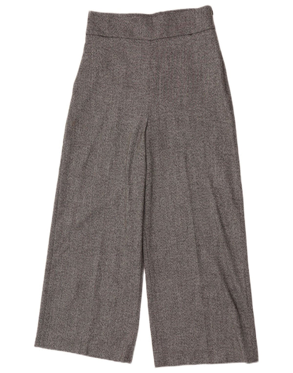Женские повседневные широкие брюки Zara, маленькие W26 L25, серые