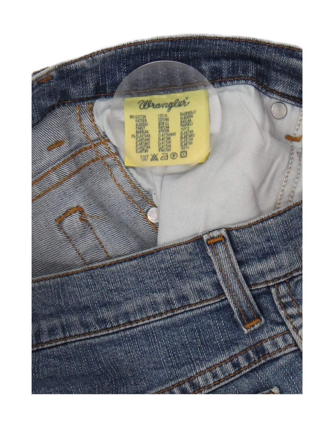 WRANGLER Mens Straight Jeans W30 L32 Blue Cotton Vintage Wrangler and Second-Hand Wrangler from Messina Hembry 