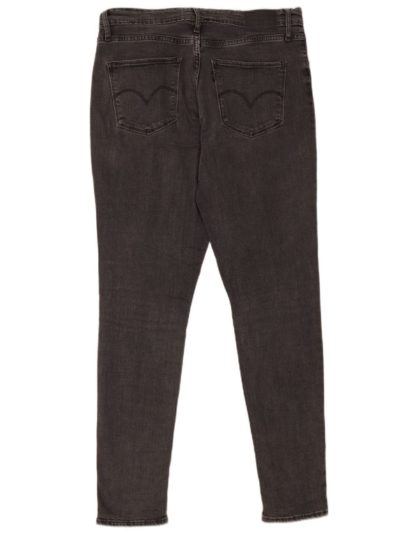 Женские джинсы скинни Levi's 721 с высокой посадкой W30 L30 Серые хлопковые