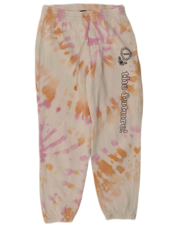 VANS Womens Tracksuit Trousers Joggers UK 10 Small  Multicoloured Tie Dye