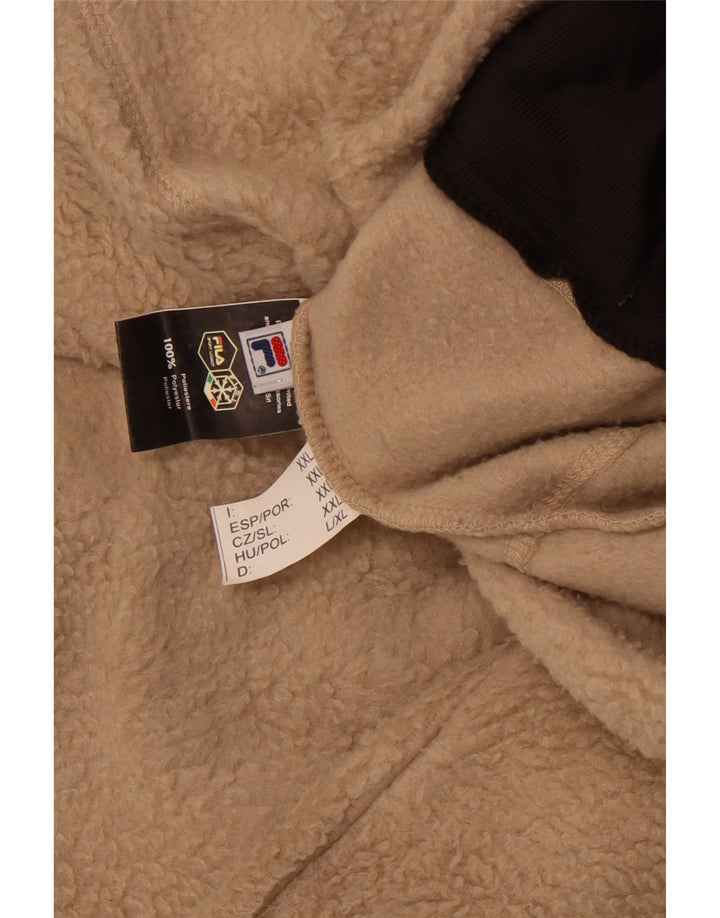 Мужская флисовая куртка FILA UK 44 2XL Коричневый полиэстер