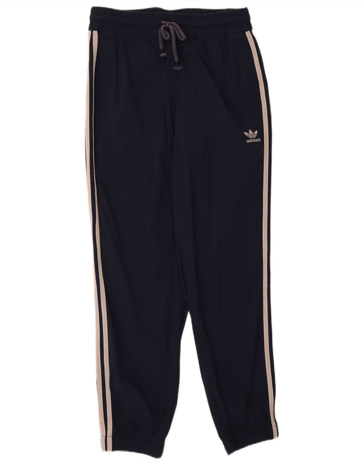 Мужские спортивные брюки Adidas Joggers среднего размера, темно-синие, полиэстер