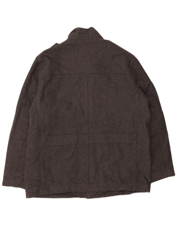 Мужская ветровка MICHAEL KORS в стиле милитари UK 42 XL серая шерсть