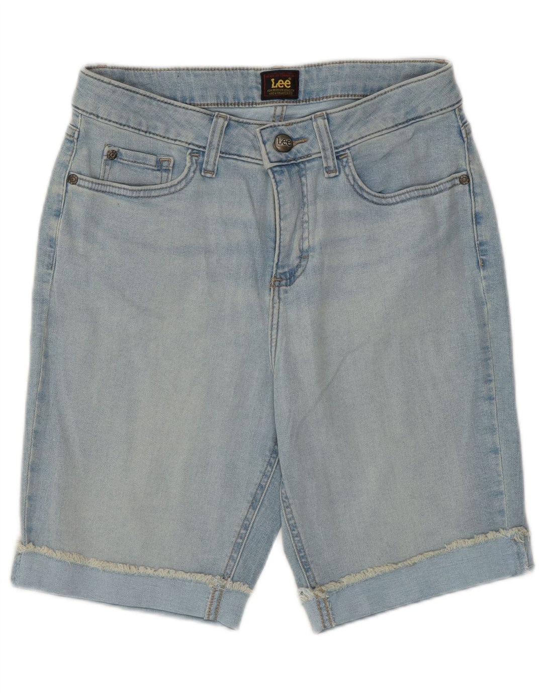 Женские джинсовые шорты Lee US 6 Medium W28 Синие, хлопок