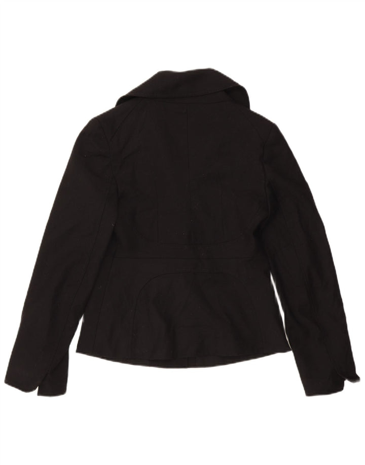 Женский пиджак Sportmax UK 10, маленький, черный, шерстяной