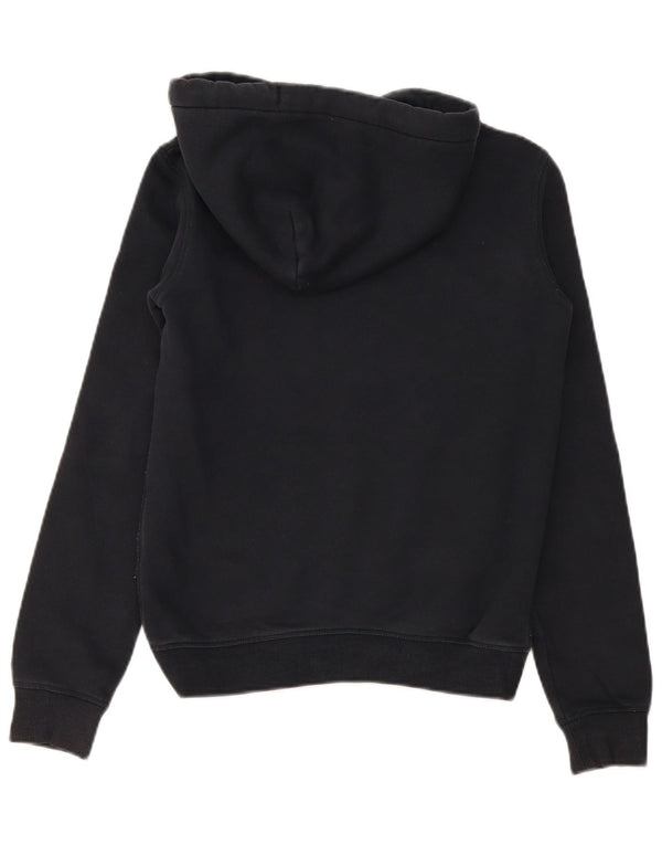 Женский джемпер с капюшоном оверсайз с рисунком Jack Wills UK 4 XS, черный хлопок