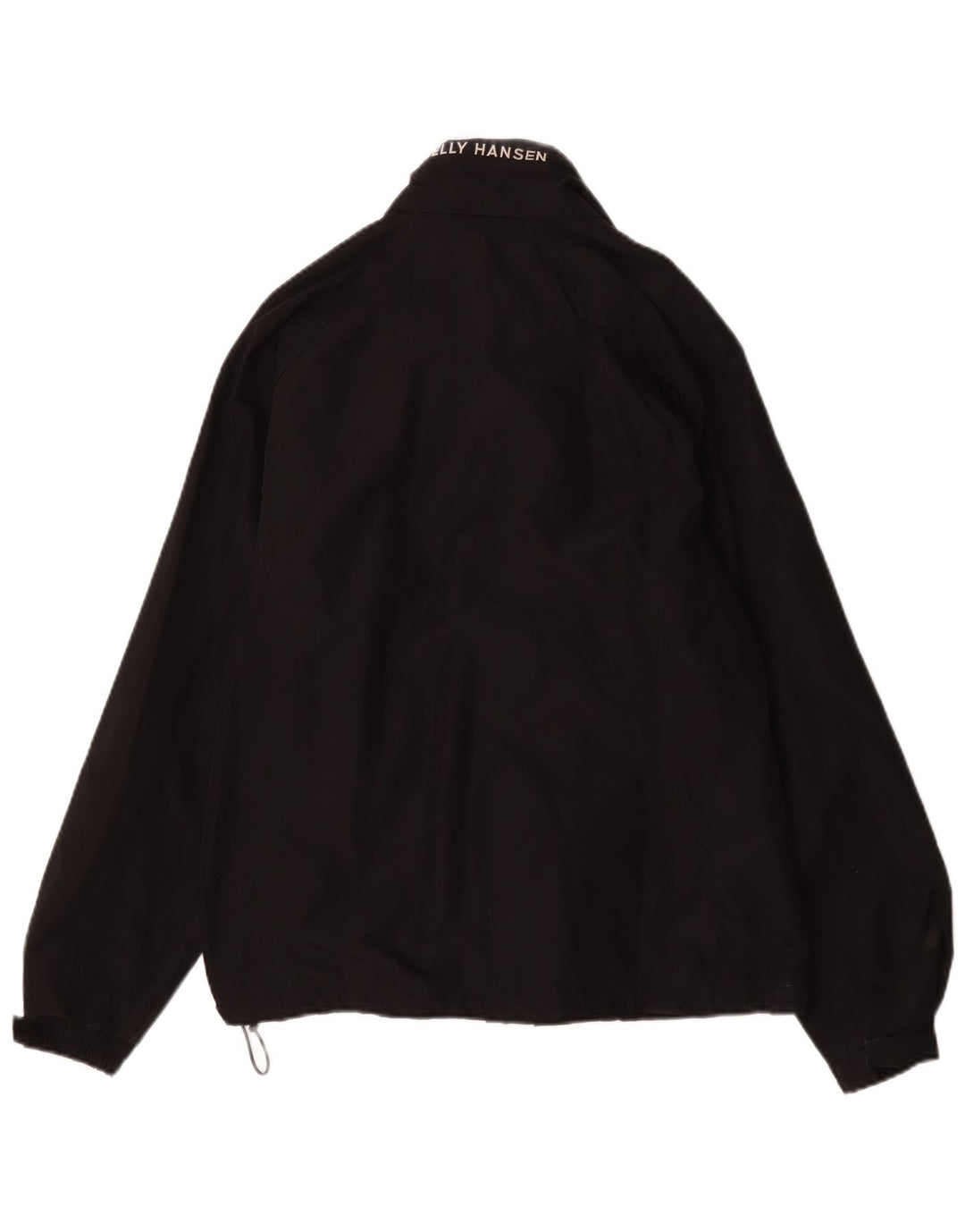 Женская дождевик с графическим рисунком Helly Hansen UK 16, большой черный полиэстер