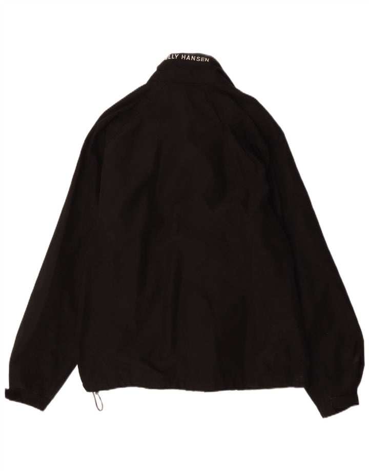 Женская дождевик с графическим рисунком Helly Hansen UK 16, большой черный полиэстер