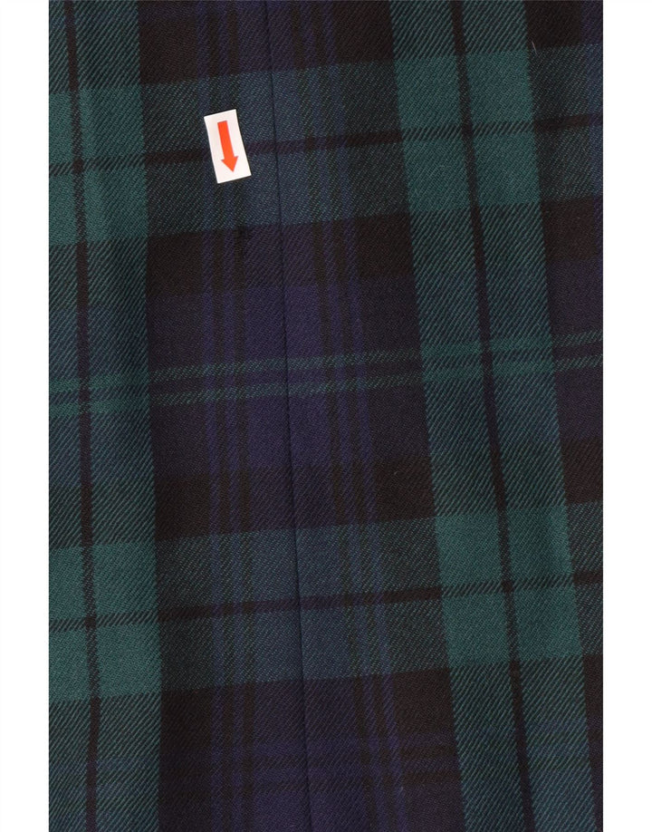 LUISA SPAGNOLI Женский пиджак IT 46 Большой Зеленый Клетчатый Классический