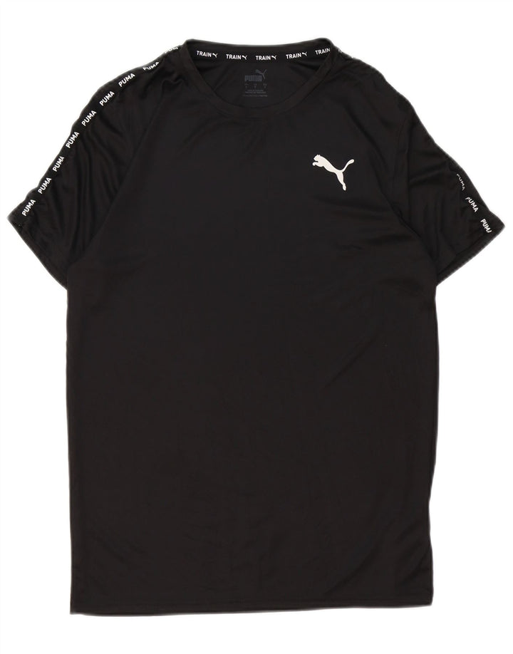 Мужская футболка с рисунком PUMA, маленький черный полиэстер