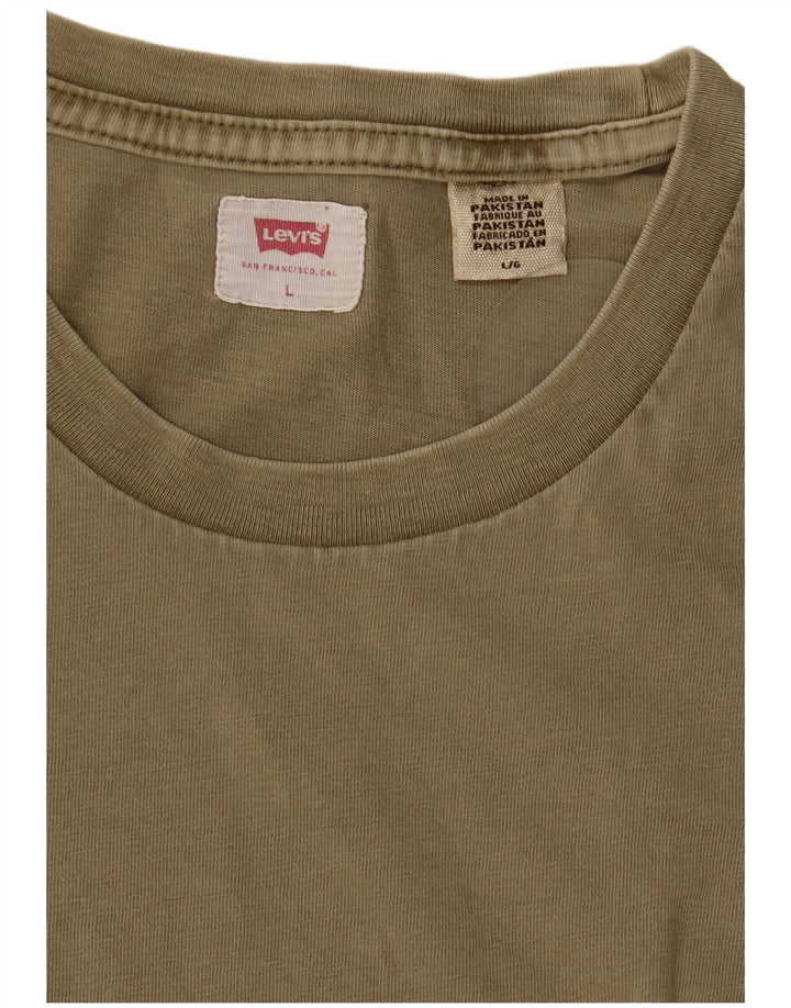 Мужская футболка LEVI'S, большой размер, хаки