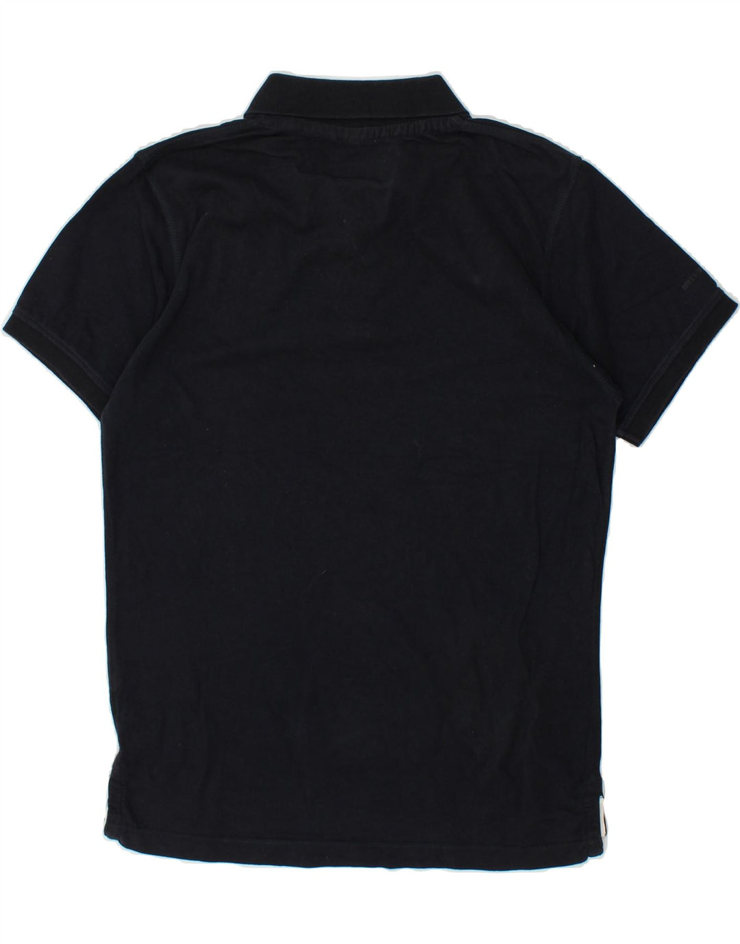 JACK & JONES Mens Graphic Polo Shirt Large Black Vintage Jack & Jones and Second-Hand Jack & Jones from Messina Hembry 