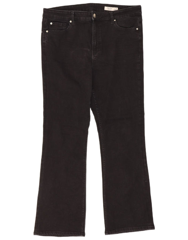 Женские джинсы Marks & Spencer The Eva Bootcut UK 16, большие W34 L30, черные