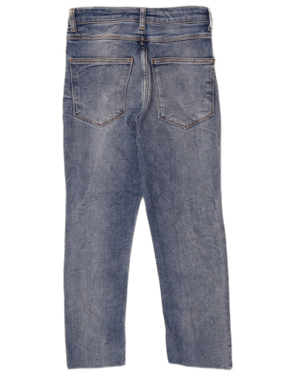 Женские узкие джинсы-капри Zara EU 36 XS W26 L22 синие