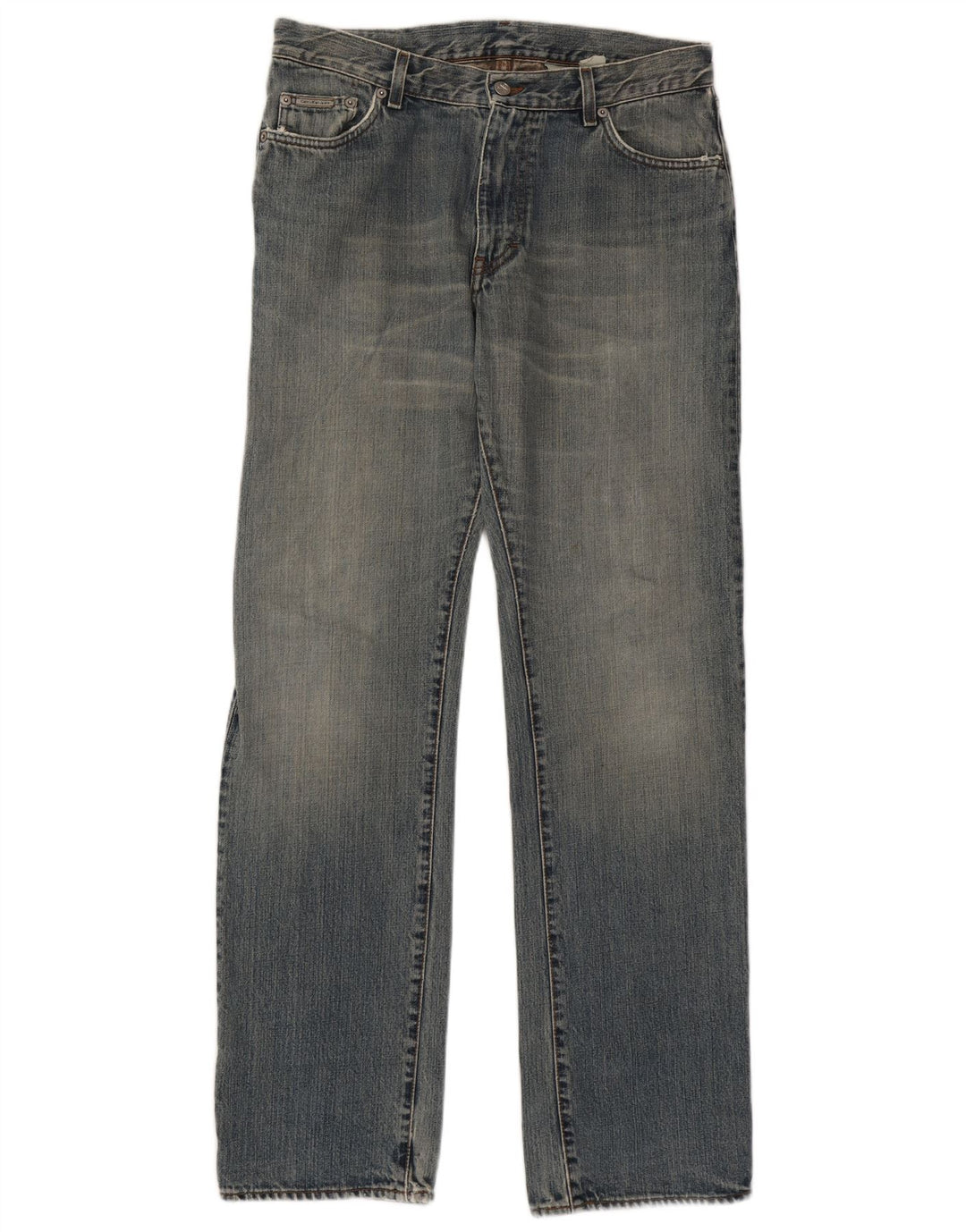 Женские прямые джинсы Calvin Klein W34 L34, синие, хлопок