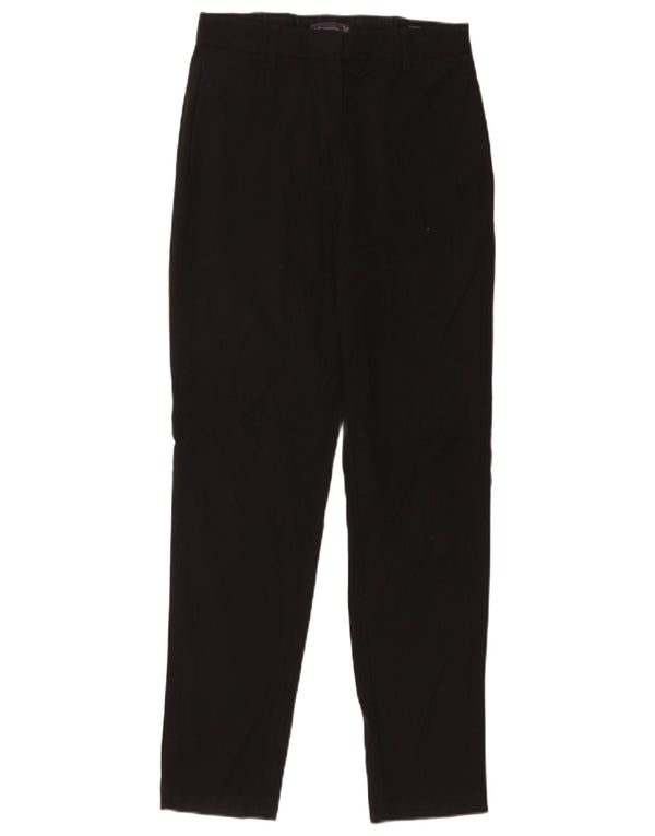 Женские зауженные брюки-чиносы Marks & Spencer UK 8, маленькие W26 L28, черные